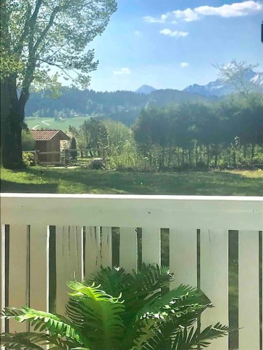 Ferienwohnung Darosa Gipfelglueck Seeg Buitenkant foto