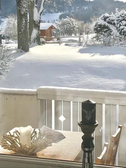Ferienwohnung Darosa Gipfelglueck Seeg Buitenkant foto